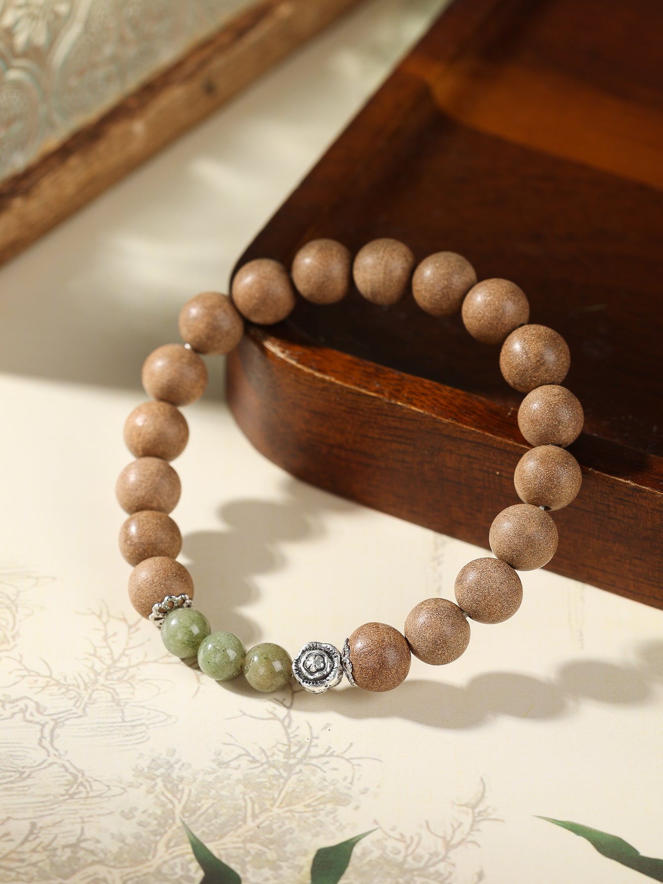 Triple Jade Wood Energy Bracelet - QIARA Energy Ritual