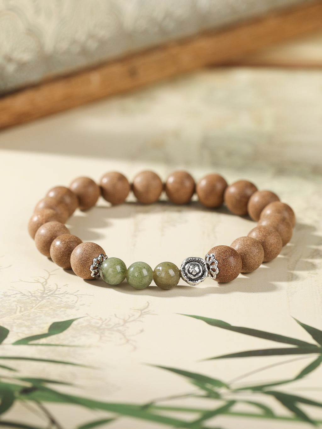 Triple Jade Wood Energy Bracelet - QIARA Energy Ritual