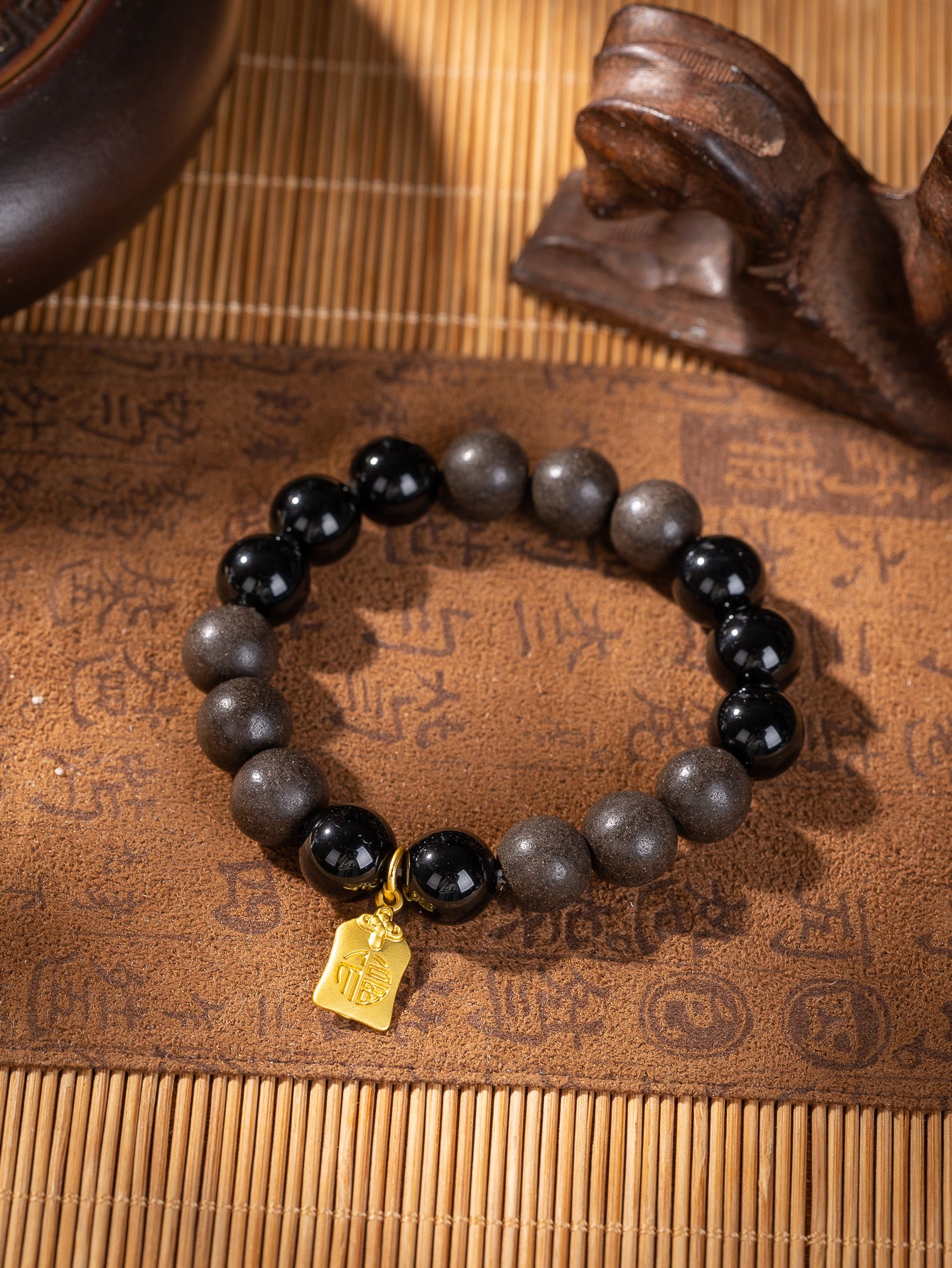 Black Agate Water Energy Bracelet - QIARA Energy Ritual