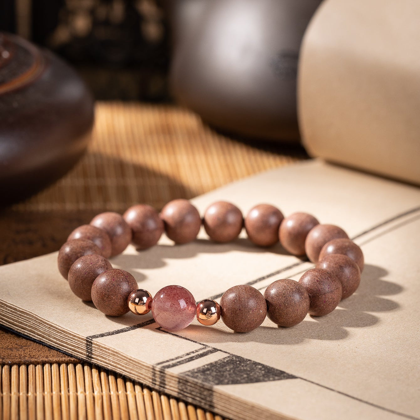 Gold Accent Fire Energy Bracelet - QIARA Energy Ritual